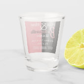 Koel Zijne & Hers Combo Bachelor/ette Persoonlijk Shot Glas (Achterkant)