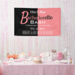 Koel Zijne & Hers Combo Bachelor/ette Persoonlijk Spandoek<br><div class="desc">Fun en modern design met eenvoudige personalisatie.</div>