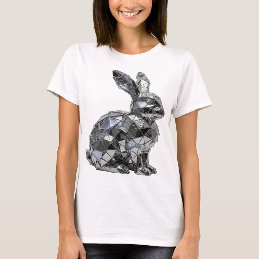 Koel Zilver ABSTRACTE KUNST Ontwerp T-shirt (Voorkant)