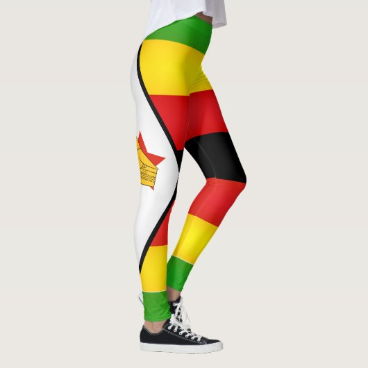 Koel Zimbabwe vlag Mode Leggings (Rechts)