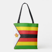 Koel Zimbabwe vlag Mode Tote Bag (Achterkant)