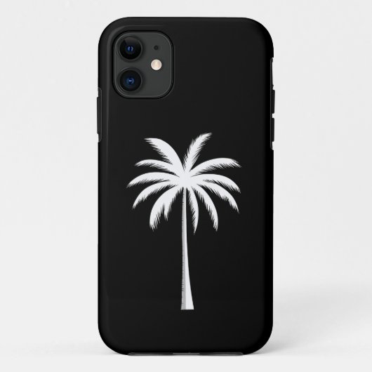Koel zomer vakantie zonsondergang strand palmboom Case-Mate iPhone case (Achterkant)