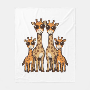 Koel Zonnebril Familie Bril Vintage Gravure T Fleece Deken
