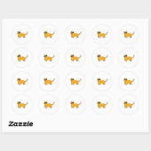 Koel Zonnebril Kat Ronde Sticker (Vel)