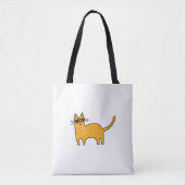 Koel Zonnebril Kat Tote Bag (Voorkant)