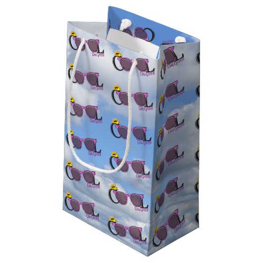 Koel zonnebril voor Dochteraar Klein Cadeauzakje (Achterkant Gekanteld)