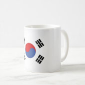 Koel Zuid-Koreaanse vlag Koffiemok (Voorkant rechts)
