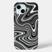 Koel zwart en wit uniek patroon Case-Mate iPhone case (Achterkant)