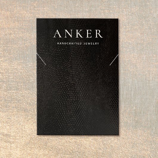 Koel zwart Ketting Bracelet beeldscherm Visitekaartje