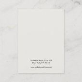 Koel zwart Ketting Bracelet beeldscherm Visitekaartje (Achterkant)