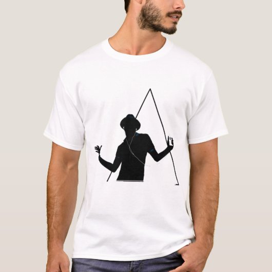 Koel zwart Man T-shirt (Voorkant)