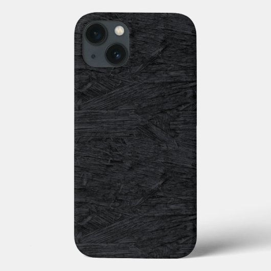 Koel zwart verbrand hout textuur Case-Mate iPhone case (Achterkant)