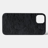 Koel zwart verbrand hout textuur Case-Mate iPhone case (Achterkant (horizontaal))