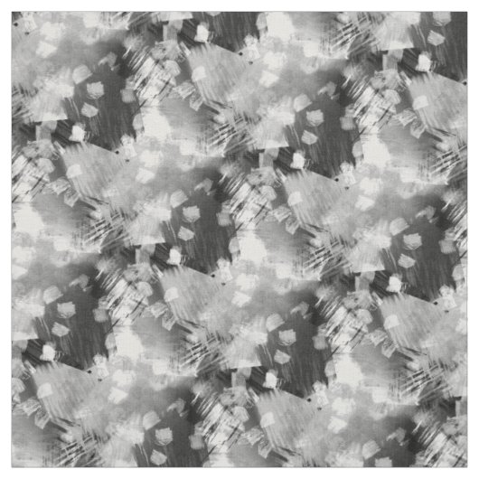 Koel zwart-wit grijs Abstract patroon Stof (Swatch)