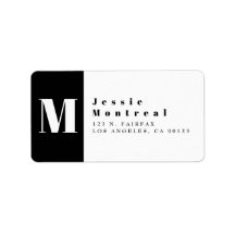 Koel zwart/wit | Modern retouradres