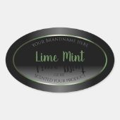 Koel Zwart-wit Product Labels Groen Lijst (Voorkant)