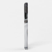 Koel zwart witte marmer steen textuur Case-Mate iPhone case (Achterkant/rechts)