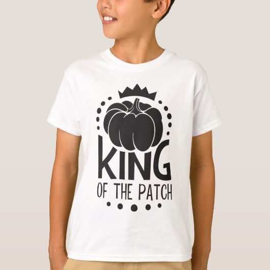 Koel zwarte en witte koning van het Kind van de Pa T-shirt (Voorkant)
