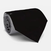 Koel zwarte en witte waterdruppels stropdas (Opgerold)