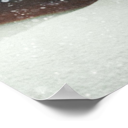 Koel zwarte gele sportauto poster (Hoek)