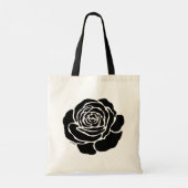 Koel Zwarte Roos Tote Bag (Achterkant)