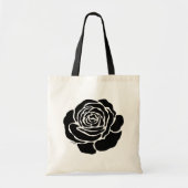 Koel Zwarte Roos Tote Bag (Voorkant)