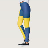 Koel Zweden vlag-Mode Leggings (Links)