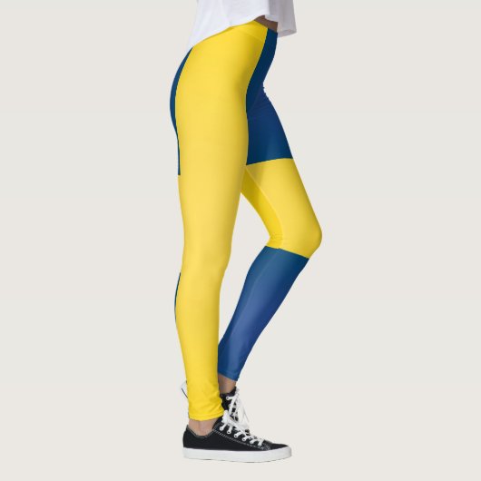 Koel Zweden vlag-Mode Leggings (Rechts)