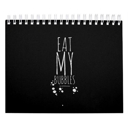 Koel zwemmen eet mijn bubbels en zwom schimmels kalender (Hoes)