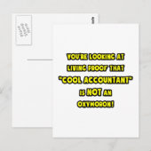 Koelaccountant is geen zuurstofmonteur briefkaart (Voorkant / Achterkant)