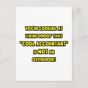 Koelaccountant is geen zuurstofmonteur briefkaart