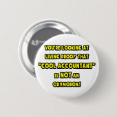 Koelaccountant is geen zuurstofmonteur ronde button 5,7 cm (Voorkant /achterkant)
