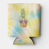 Koelanananas, Waterverf regenboogkleurige kleursto Blikjeskoeler (Voorkant)