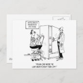 Koelapparaat Cartoon 4876 Briefkaart (Voorkant / Achterkant)