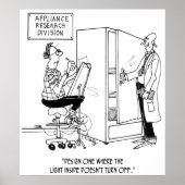 Koelapparaat Cartoon 4876 Poster (Voorkant)