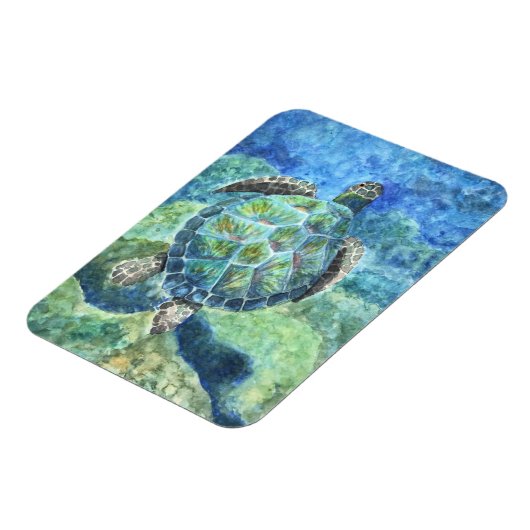 Koelapparaat Magnet Zee Turtle #2 Magneet (Linkerzijde)