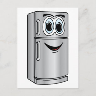 Koelapparaat voor roestvrij staal, Cartoon Briefkaart
