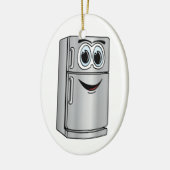 Koelapparaat voor roestvrij staal, Cartoon Keramisch Ornament (Links)