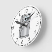 Koelapparaat voor roestvrij staal, Cartoon Ronde Klok (Hoek)