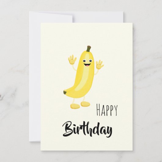 Koelbanaan Feestdagenkaart (Voorkant)