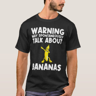 Koelbanaan voor mannen, vrouwen die geel zweet tro t-shirt
