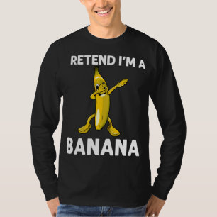 Koelbanaan voor mannen, vrouwen die geel zweet tro t-shirt