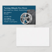 Koelband en automobielthema visitekaartje (Voorkant / Achterkant)