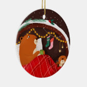 Koelbare afluisterapparatuur keramisch ornament (Rechts)