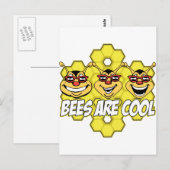 Koelbijen Briefkaart (Voorkant / Achterkant)