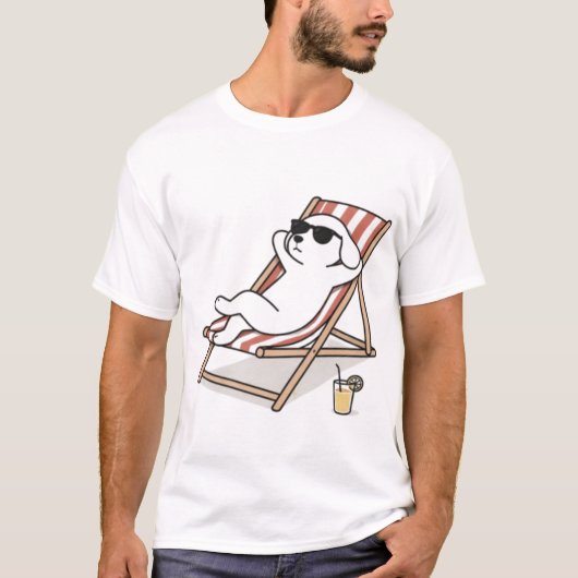 Koelbloedige Hond T-shirt (Voorkant)