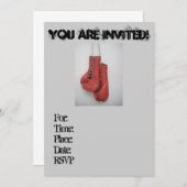 Koelbokshandschoenen (Birthday) Kaart (Voorkant / Achterkant)