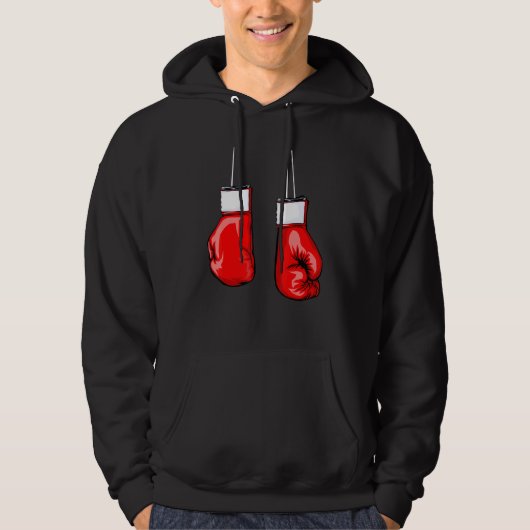 Koelbokshandschoenen voor boxeerstrijdende Mannen  Hoodie (Voorkant)