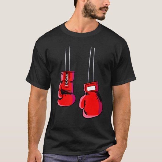 Koelbokshandschoenen voor boxeerstrijdende Mannen  T-shirt (Voorkant)
