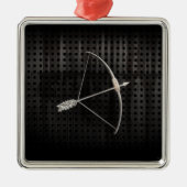 Koelboogschieten Metalen Ornament (Voorkant)
